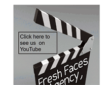 Tablet Screenshot of freshfacesagency.com
